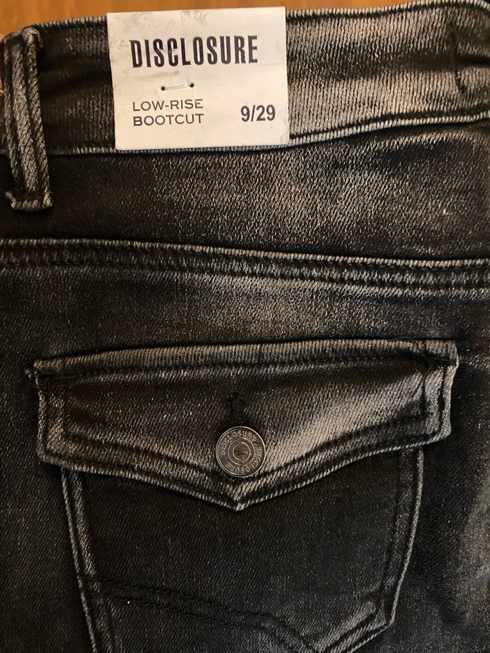NWT | Disclosure Low Rise Bootcut Black Women’s Jeans | Size 9/29 - Picture 7 of 9